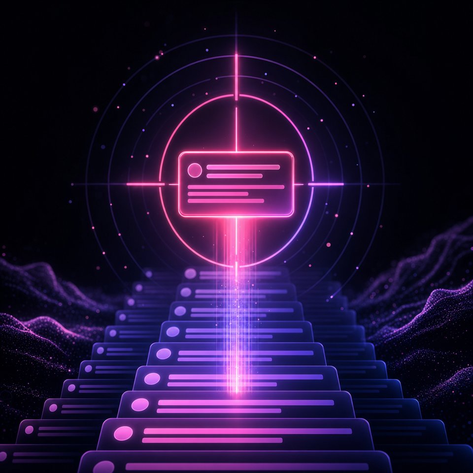 Search-first engineering: one page rising to the top of the results